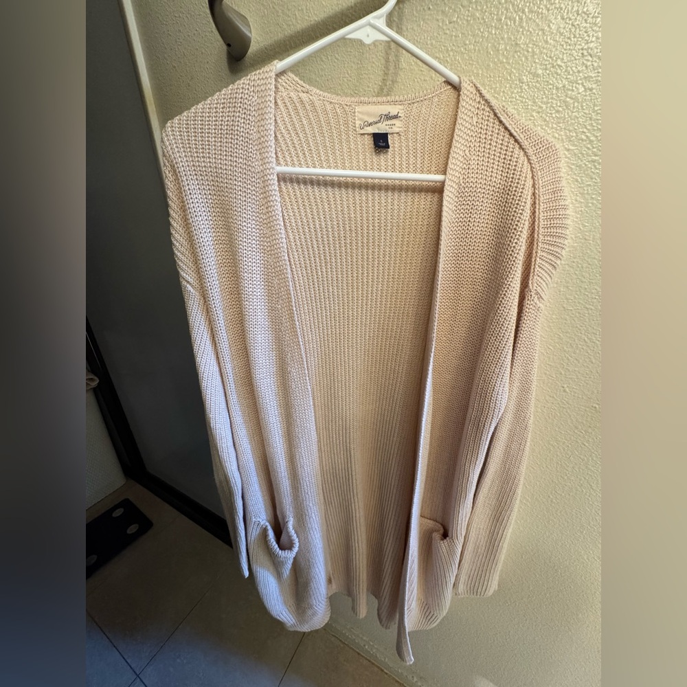 Universal Thread Light Beige Cardigan, Like New